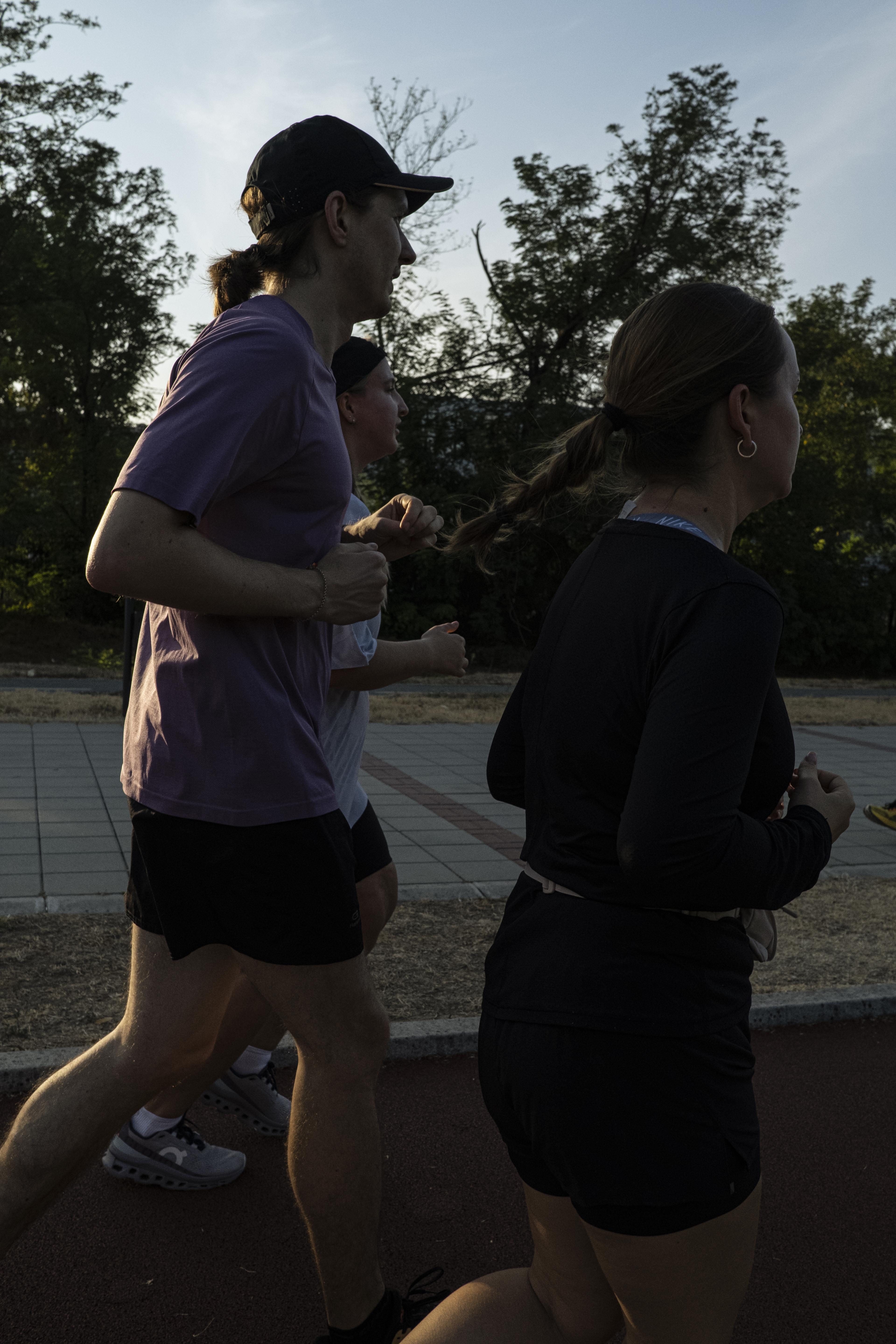 JAM runners moving together in Novi Sad
