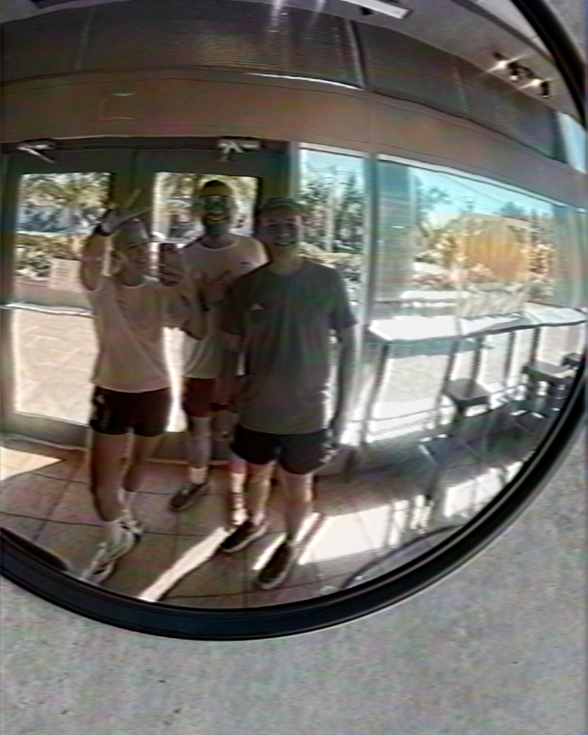 JAM Running community group taking a mirror photograph in Toronto